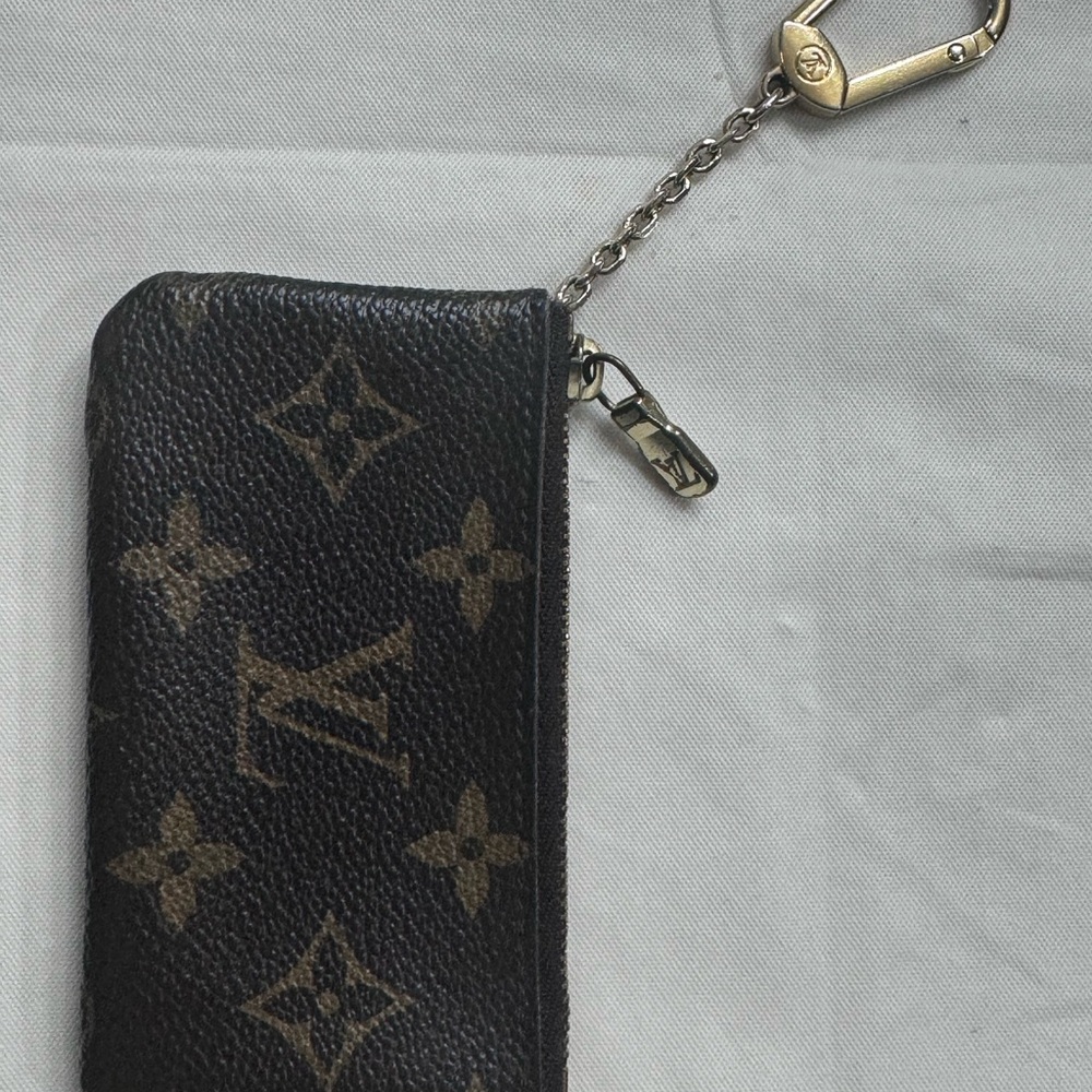 Louis Vuitton Monogram Coin Pouch in Brown and Tan